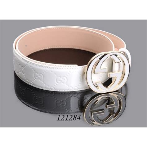 gucci belt men white